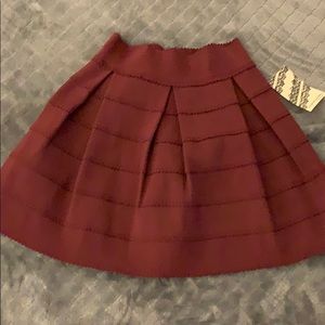 Maroon skirt